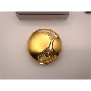 Estee Lauder Golden Millennium Lucidity Transparent Pressed Powder Compact 2000